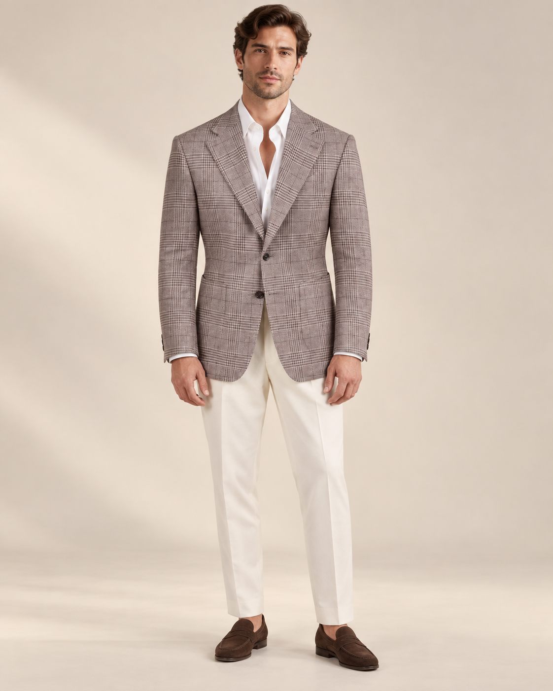 Laurent Plaid Blazer
