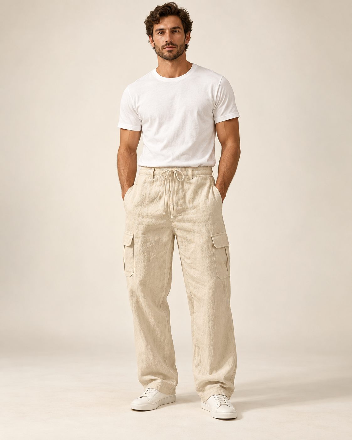 Loriano Multi-Pocket Pants