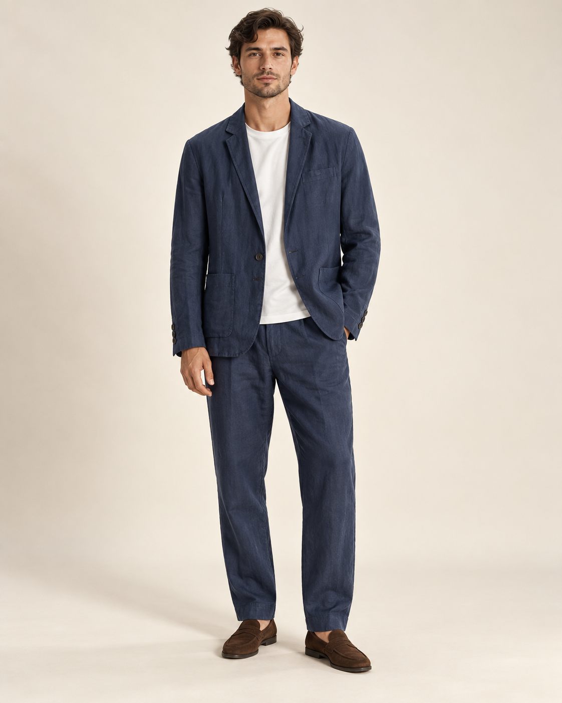 Montello Single-Button Blazer