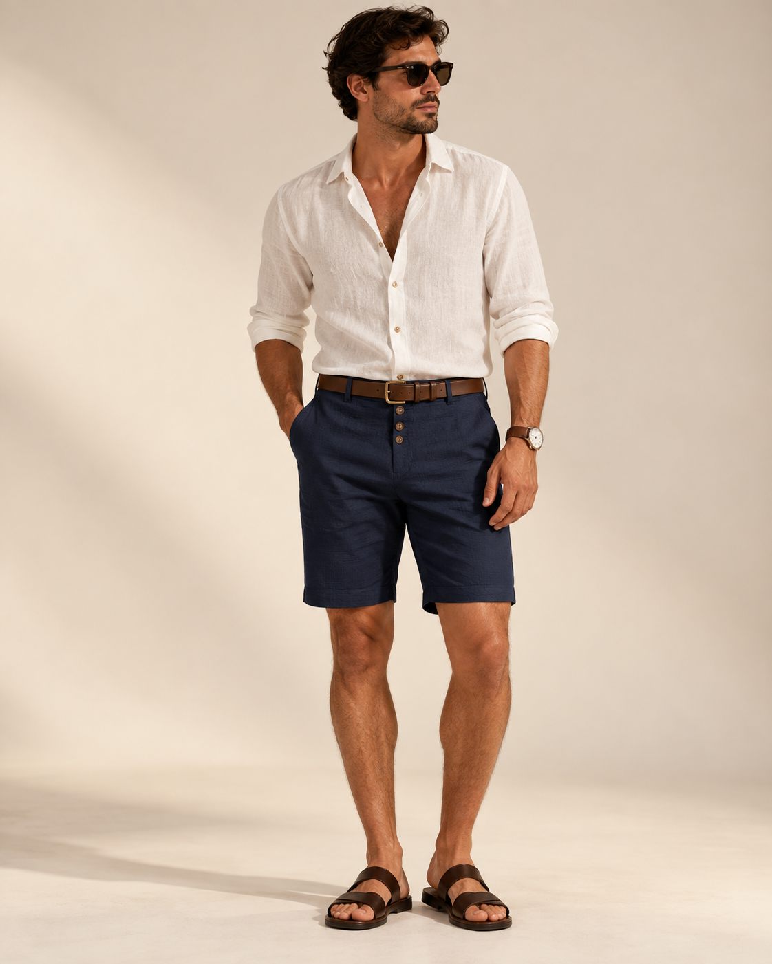 Virel Buttoned Shorts