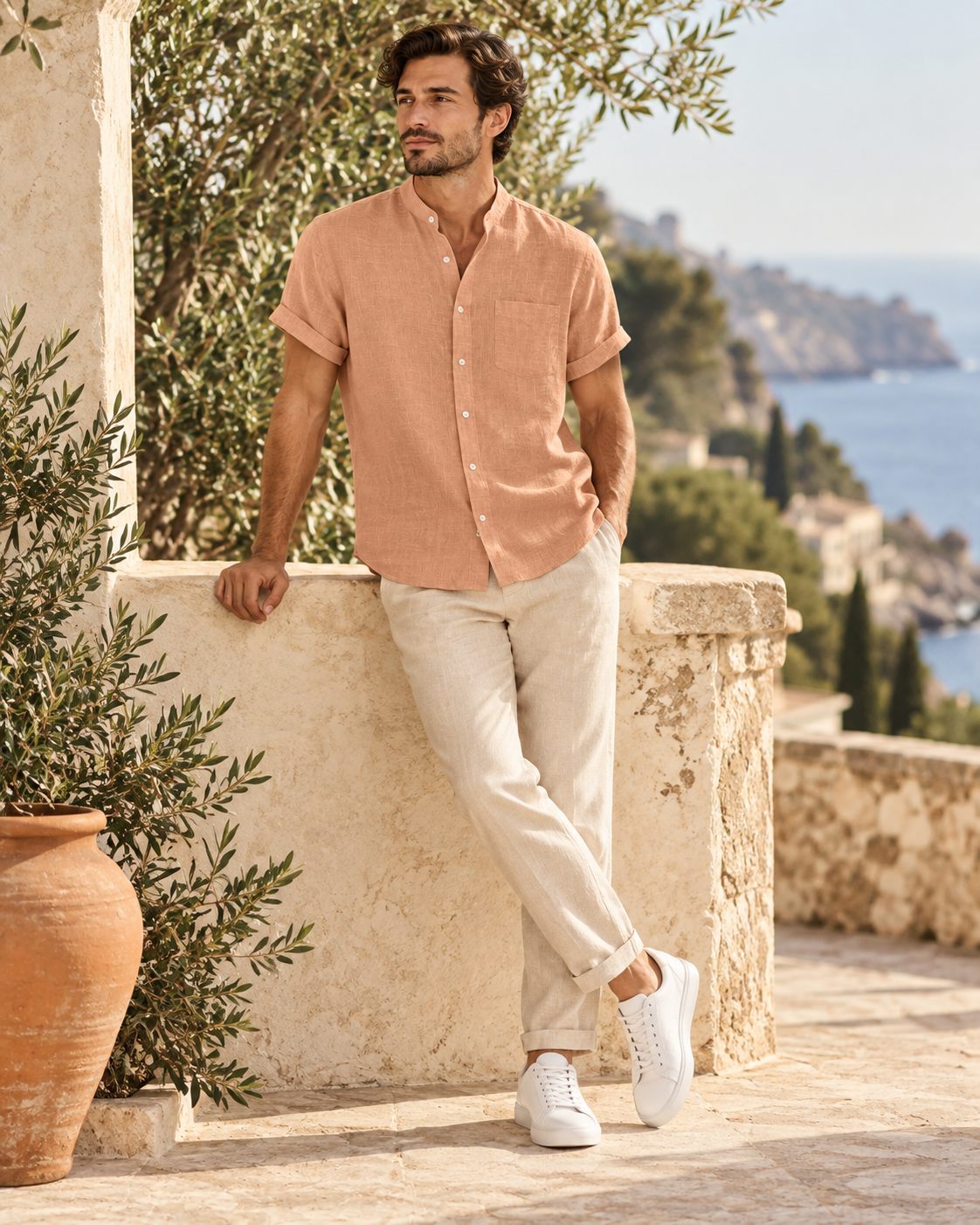 Noren Open-Collar Shirt