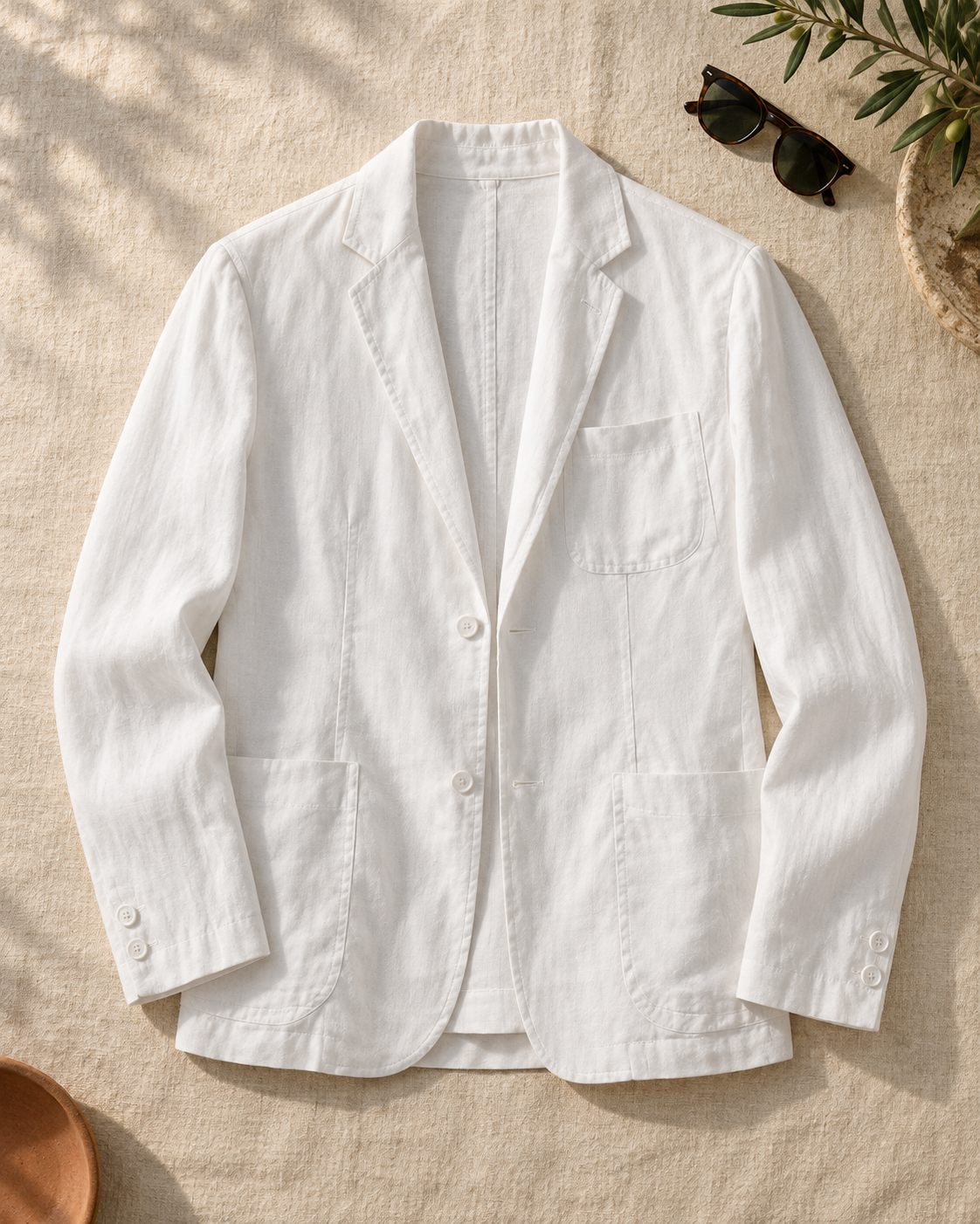 Rivoli Collarless Blazer