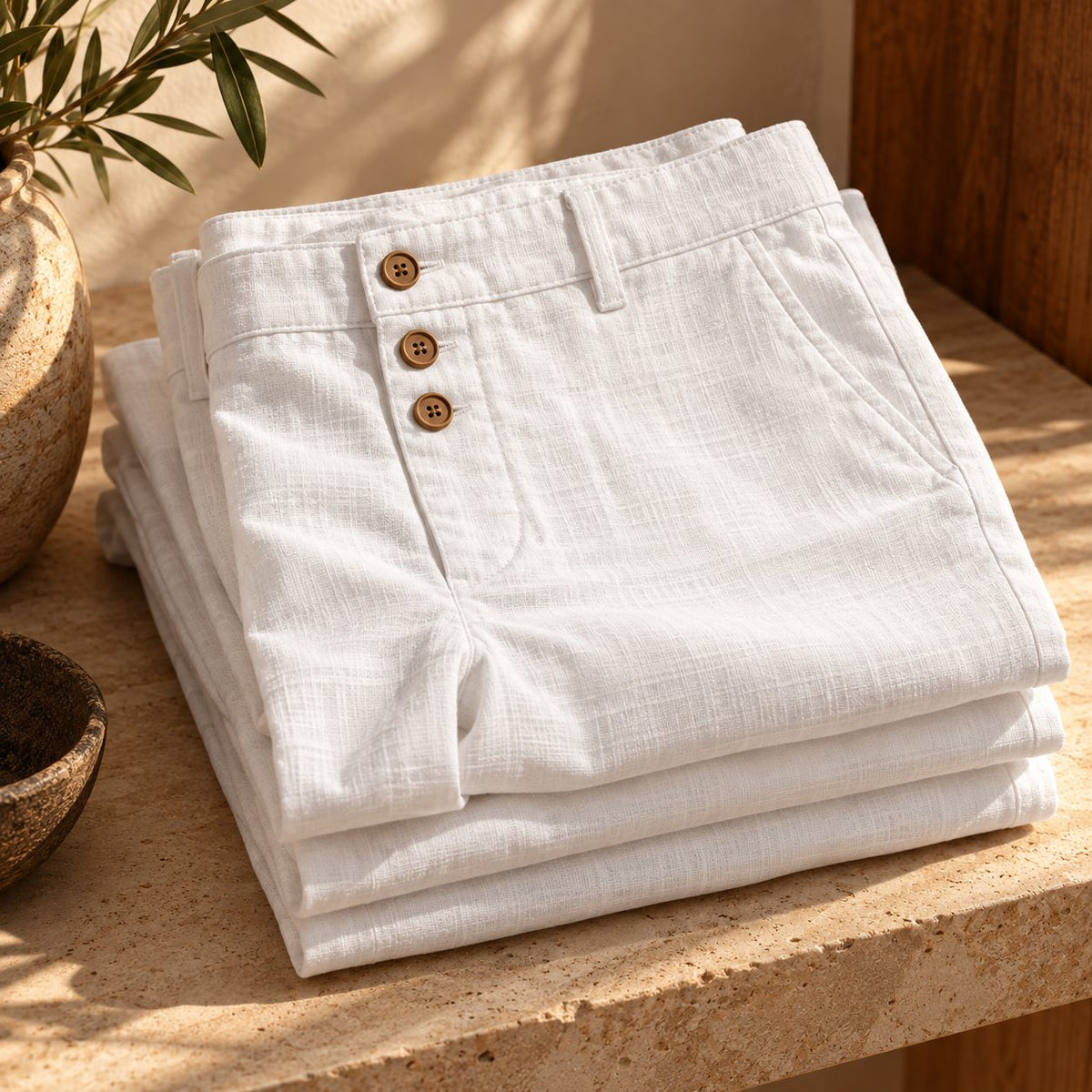 Virel Buttoned Shorts